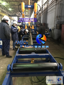 PHJ ZHJ Efficient H Beam Assembly Weld Straighten Integral Machine for Steel Structure
