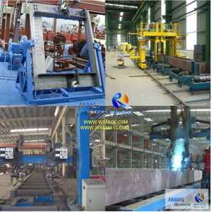 Automatic BOX Beam Production Line with Electroslag And SAW Welding